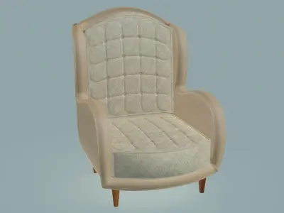 Jazz Club Armchair 3D model