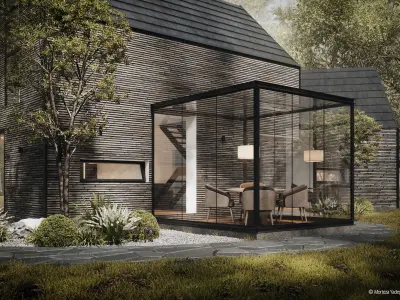 Black House Bluse 3D model