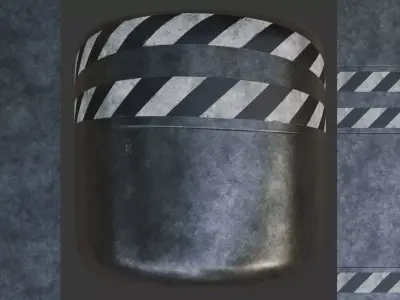 Metal Plate PBR Material Texture