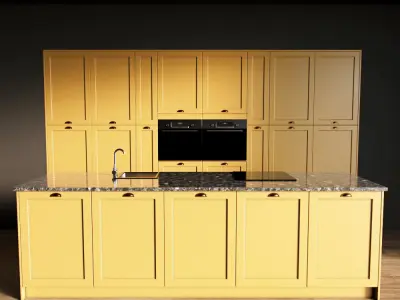 38-Kitchen2 matte 4 3D model