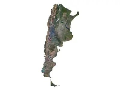 Argentina Terrain 3D model