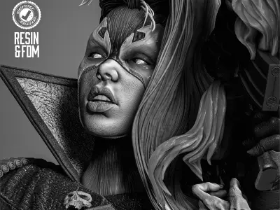 B3DSERK She Spawn Sculpture 3D print model