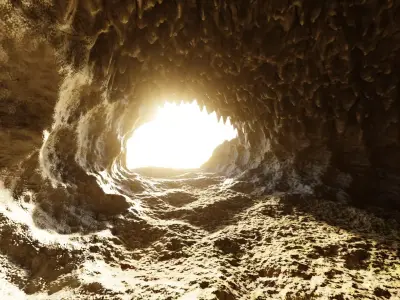 Cave V8 - Cave Base Environment Low-poly 3D model