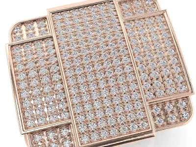 Big fancy mans ring  3D print model