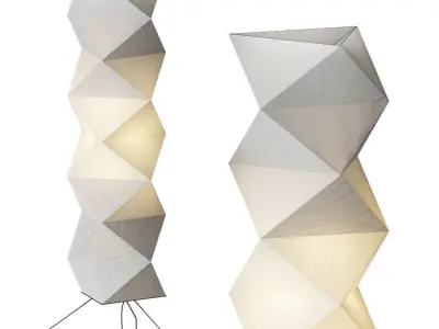 Akkari Floor Lamp Low-poly 3D model