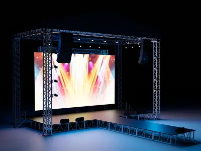 Concert Stage 03 3D model