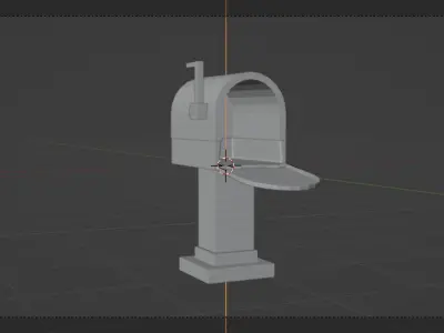 blender 3d mailbox model 3D model