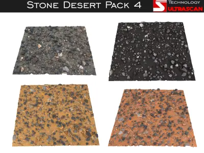 Desert Pack 4 Low-poly 3D model