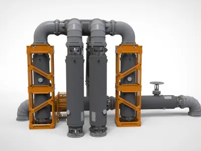 Sci Fi Modular Environment 13 3D model