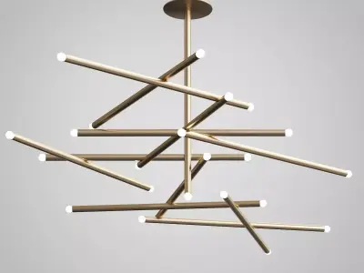 Trendy Light Fixtures 3D model purchase