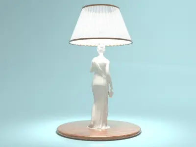 Bedside Lamp 3D model shop
