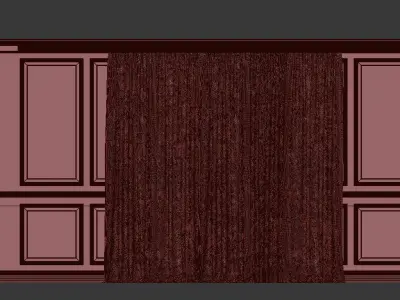 Curtain Set 224 3D model
