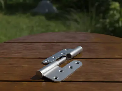 door hinges 3D model