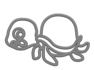 Aqua Feeder Turtle-02 3D print model