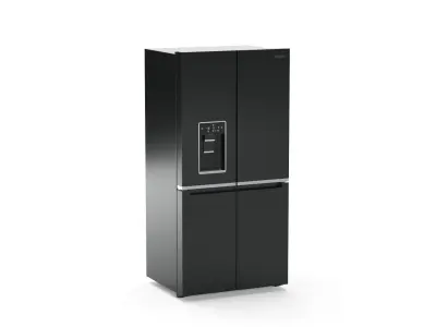 Whirlpool WQ70902TBX 592L French Door Fridge 3D model