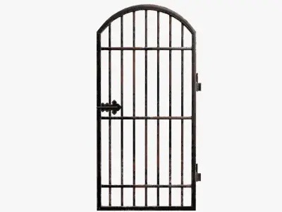 Medieval Door  Low-poly 3D model