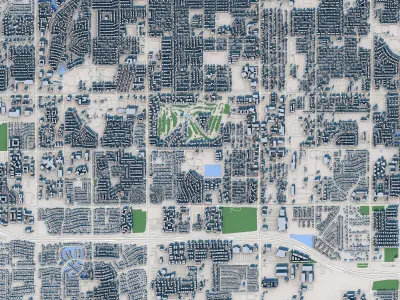 Chandler City Arizona USA 3D model
