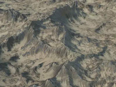 Landscape 79 Low-poly 3D model