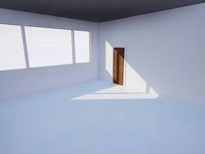 Scale Size Simple House  3D model