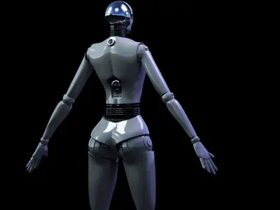 ROBOT 3 female 3D model