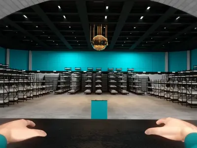 Squid Game Bunker Low-poly 3D model