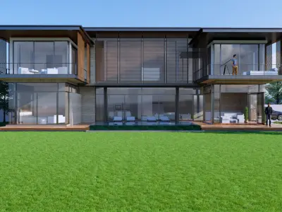 Contemporary Villa 3D model