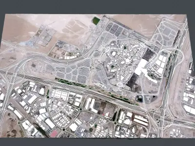 Cityscape Dubai EXPO 2020 United Arab Emirates 3D model