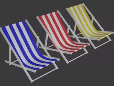 Beach Chair 3D model