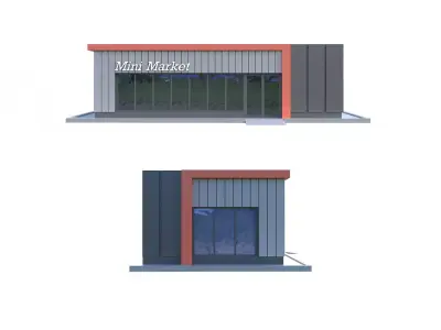 MODERN SHOP 3D model