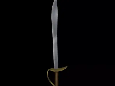 DnD Monk Weapons Pack 6 Low-poly 3D model
