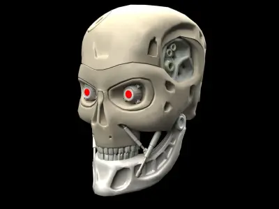 Terminator Head Skull  3D model