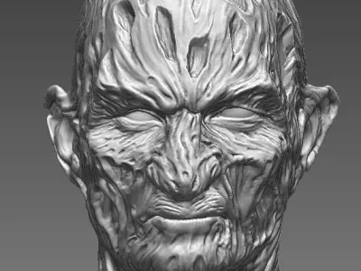 Freddy Krueger head - Printable impresion 3d 3D print model