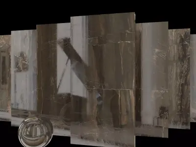 Marble Set Museum Opera Brown 80x160 Set 1 Texture