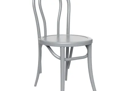 No 18 Original European Bentwood Dining Chairs Low-poly 3D model