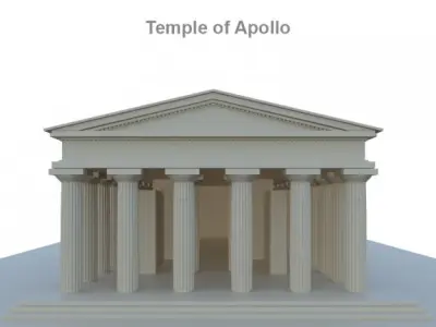 Temple of Apollo 3D model