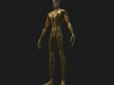 Alien Creature  Low-poly 3D model