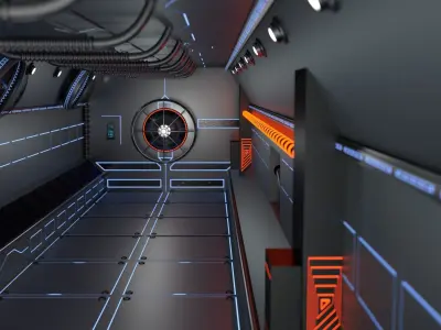 Sci-fi Build Set 3D model