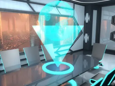 Sci Fi Room 3D model