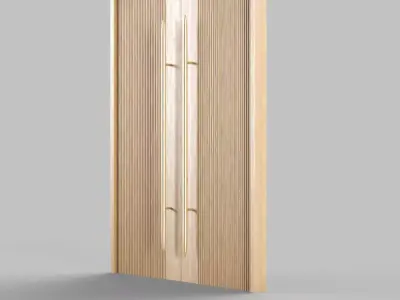 Door design Low-poly 3D model purchase
