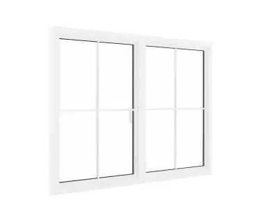 White Window 10 3D model
