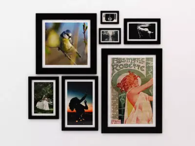 PHOTO FRAME---Collection x7 different size 3D Model Pack