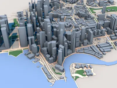 Singapore Country in Asia 3D model