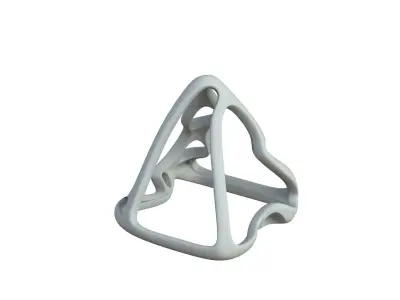 SciFi Cube Object No 61531 Low Poly Shape Low-poly 3D model