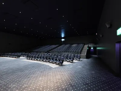 Immersive Cinema Interior – High-Quality PBR Texturing