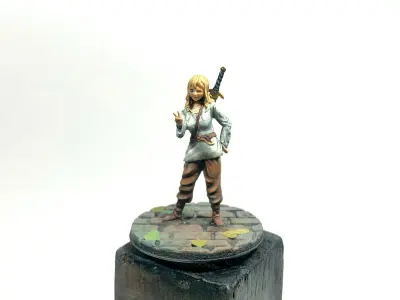 Ali - Rol Game Miniature 3D print model