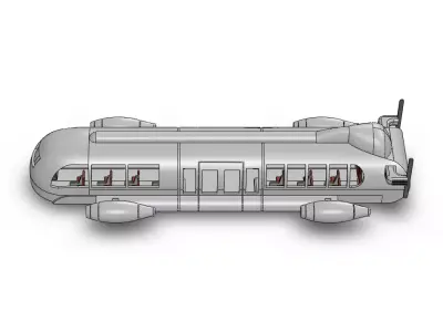 Magnaline 3000 Airbus 3D print model