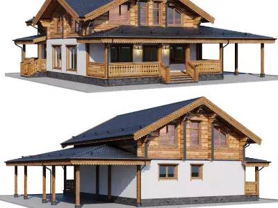 Eco wood v9 3D model