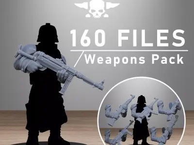 GrimGuard German Weapons Pack 3D print model