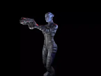 Mass Effect Liara 3D print model