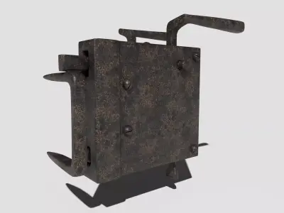 Vintage Door Handle 3D model